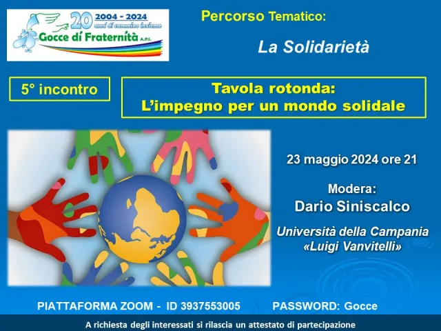 Tavola rotonda: l'impegno per un mondo migliore, immagine 1