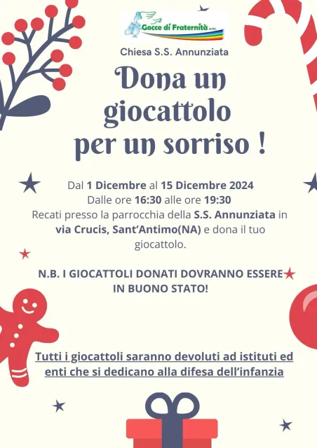 Goccia S. Antimo: Dona un giocattolo per un sorriso, immagine 1