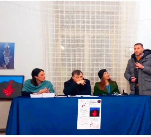 Goccia S. Antimo: Presentazione libro "Nero di Lava" di Nada Skaff avvenuta il 15 febbraio 2025