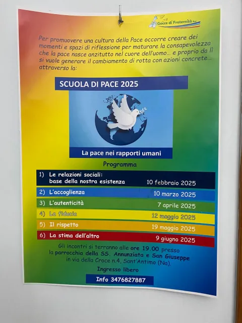 Goccia S. Antimo: le conclusioni della Scuola di Pace 2025, immagine 4