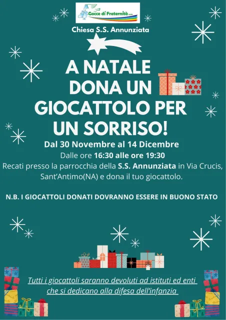 Goccia S. Antimo: Dona un giocattolo... per un sorriso, immagine 1