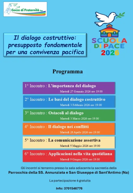 Goccia S. Antimo: Scuola di pace 2026, immagine 1